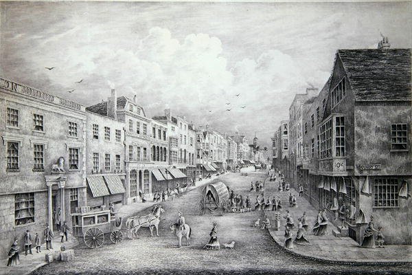 Die Hauptstraße, Guildford, Surrey von Henry Prosser
