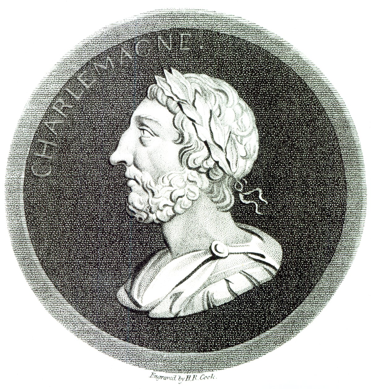Porträt von Karl dem Großen, aus 