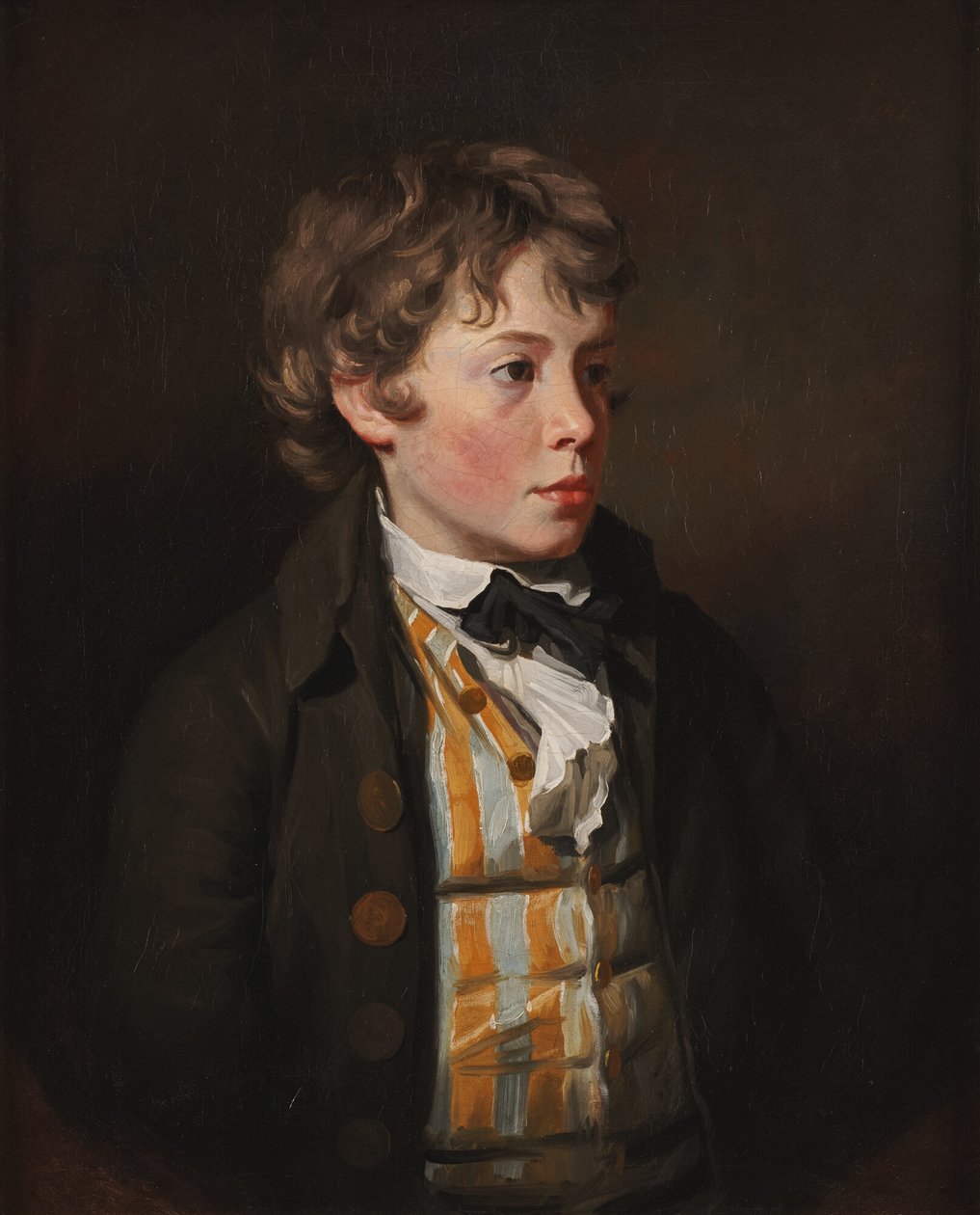 Porträt eines Jungen in einer gestreiften Weste von Henry Raeburn