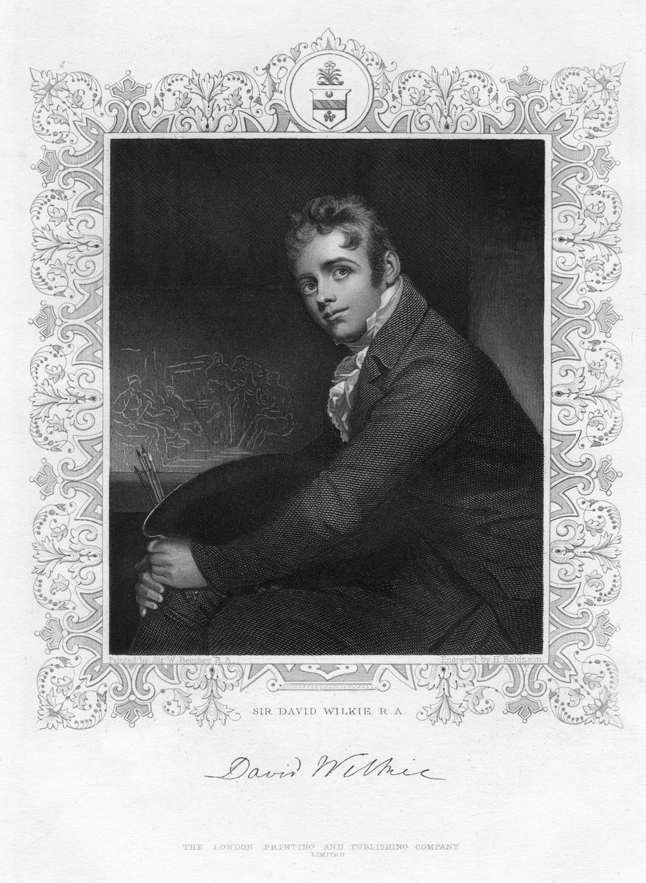 Sir David Wilkie 1785-1841, schottischer Maler, 19. Jahrhundert von Henry Robinson