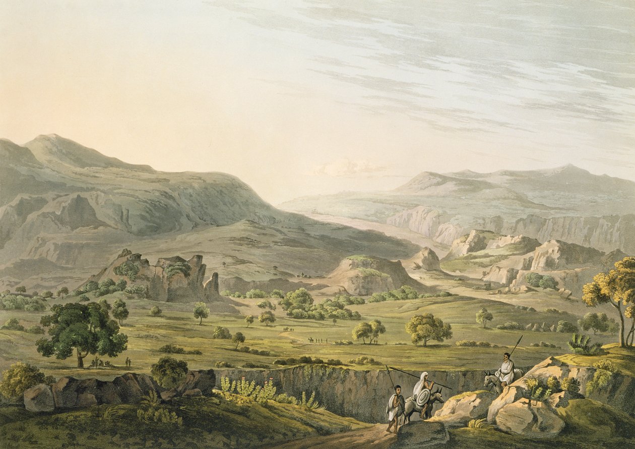Der Pass von Atbara in Abessinien, graviert von Daniel Havell, 1809 von Henry Salt