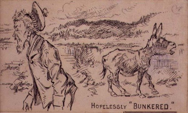 Hoffnungslos im Bunker, Illustration aus 