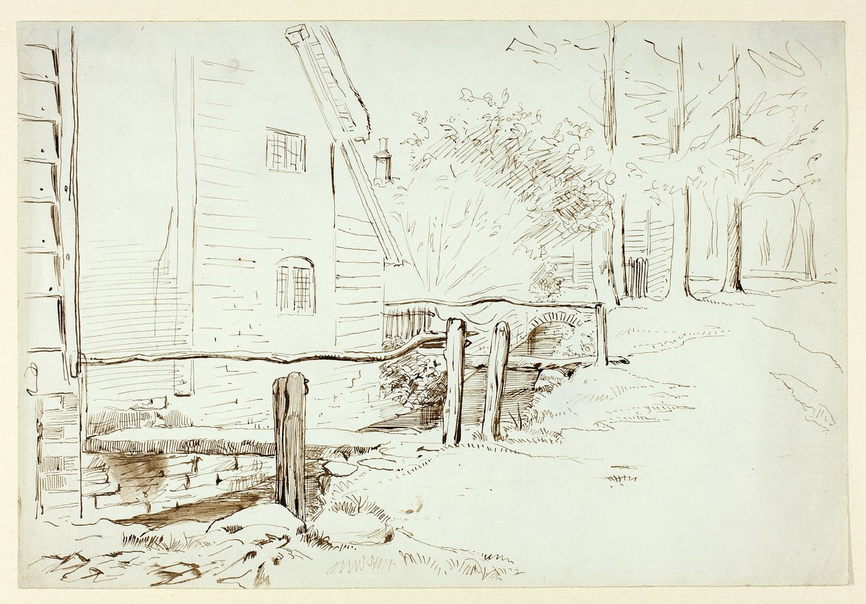 Landschaft mit Brücke von Henry Stacy Marks