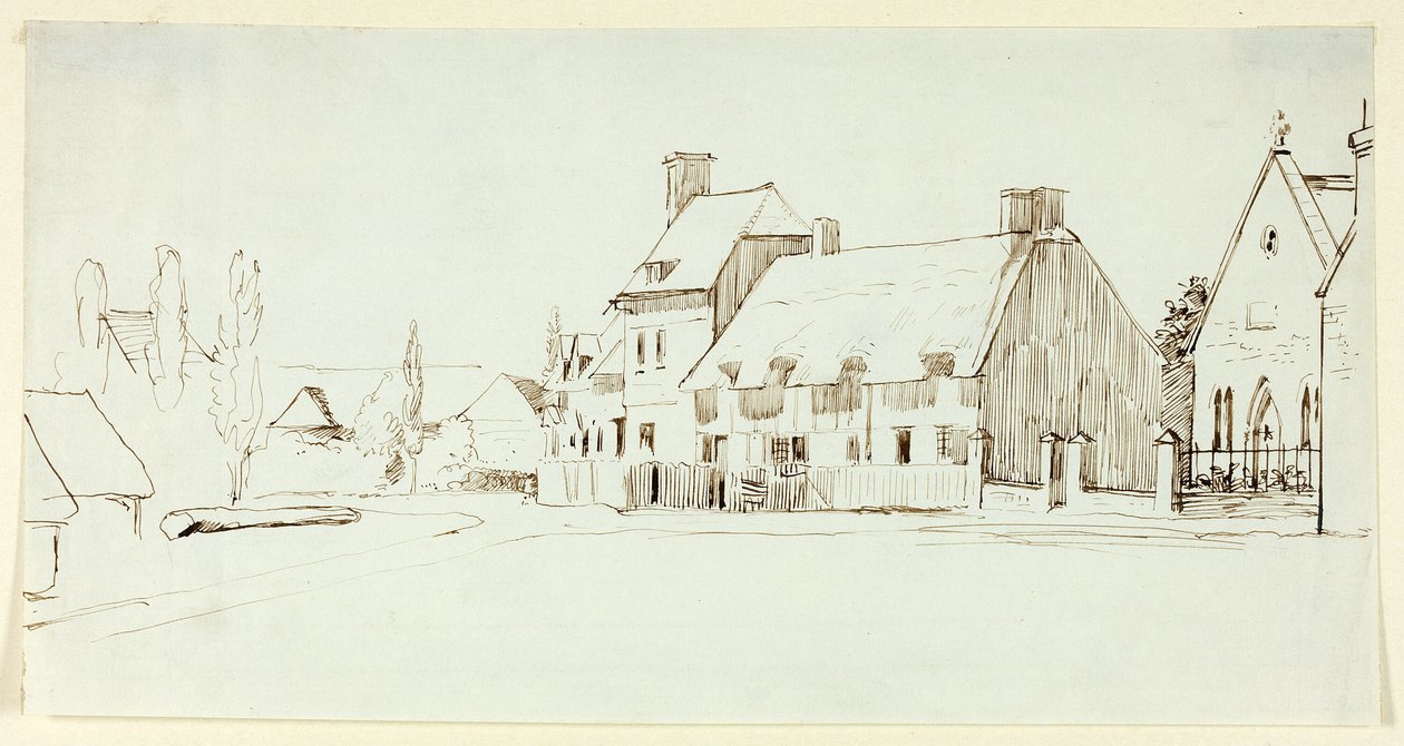 Die Dorfkirche von Henry Stacy Marks