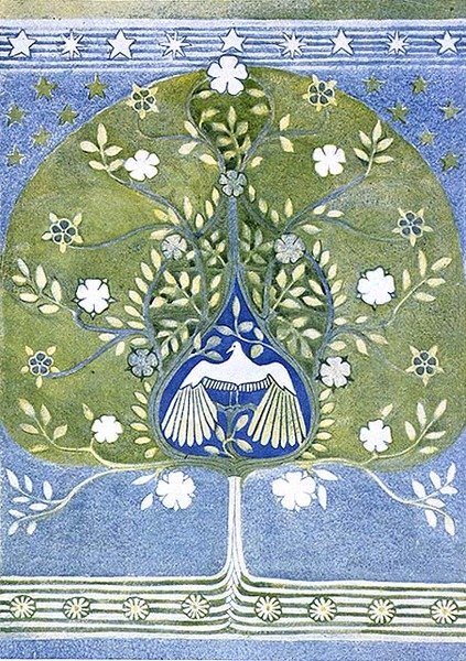 Entwurf für einen applizierten und bestickten Portiere Vol XIV aus `The Studio` Magazin, veröffentlicht 1898 von Henry Taylor Wyse