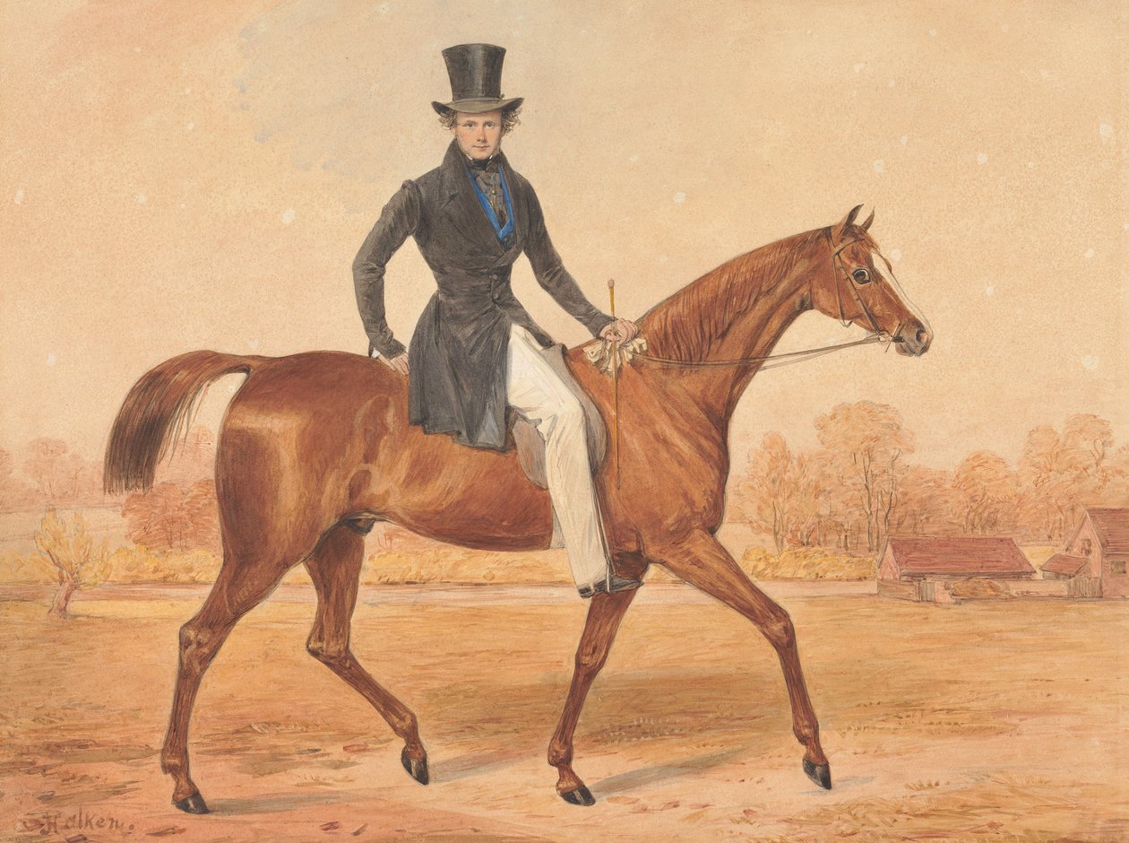 H. Grant zu Pferde von Henry Thomas Alken