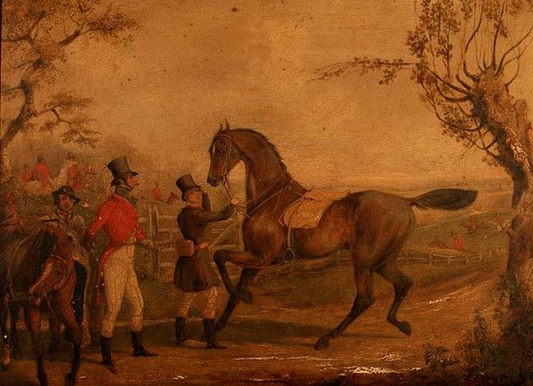Vorbereitung auf die Jagd von Henry Thomas Alken