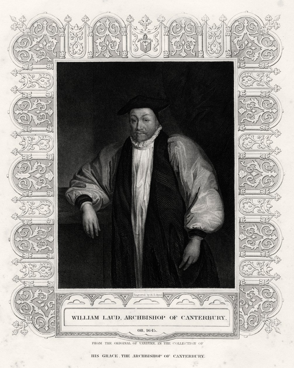 William Laud, Erzbischof von Canterbury von Henry Thomas Ryall