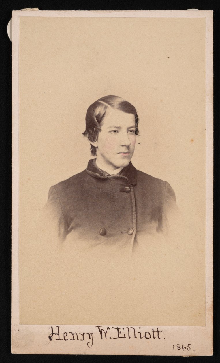 Porträt von Henry Wood Elliott 1846-1930, 1865 von Henry Ulke