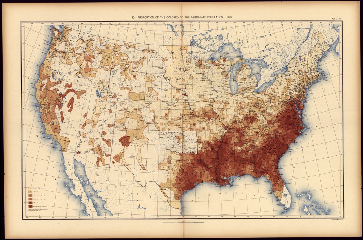 Statistischer Atlas der Vereinigten Staaten, basierend auf den Ergebnissen der elften Volkszählung von Henry United States. Census Office. 11Th Census; Gannett