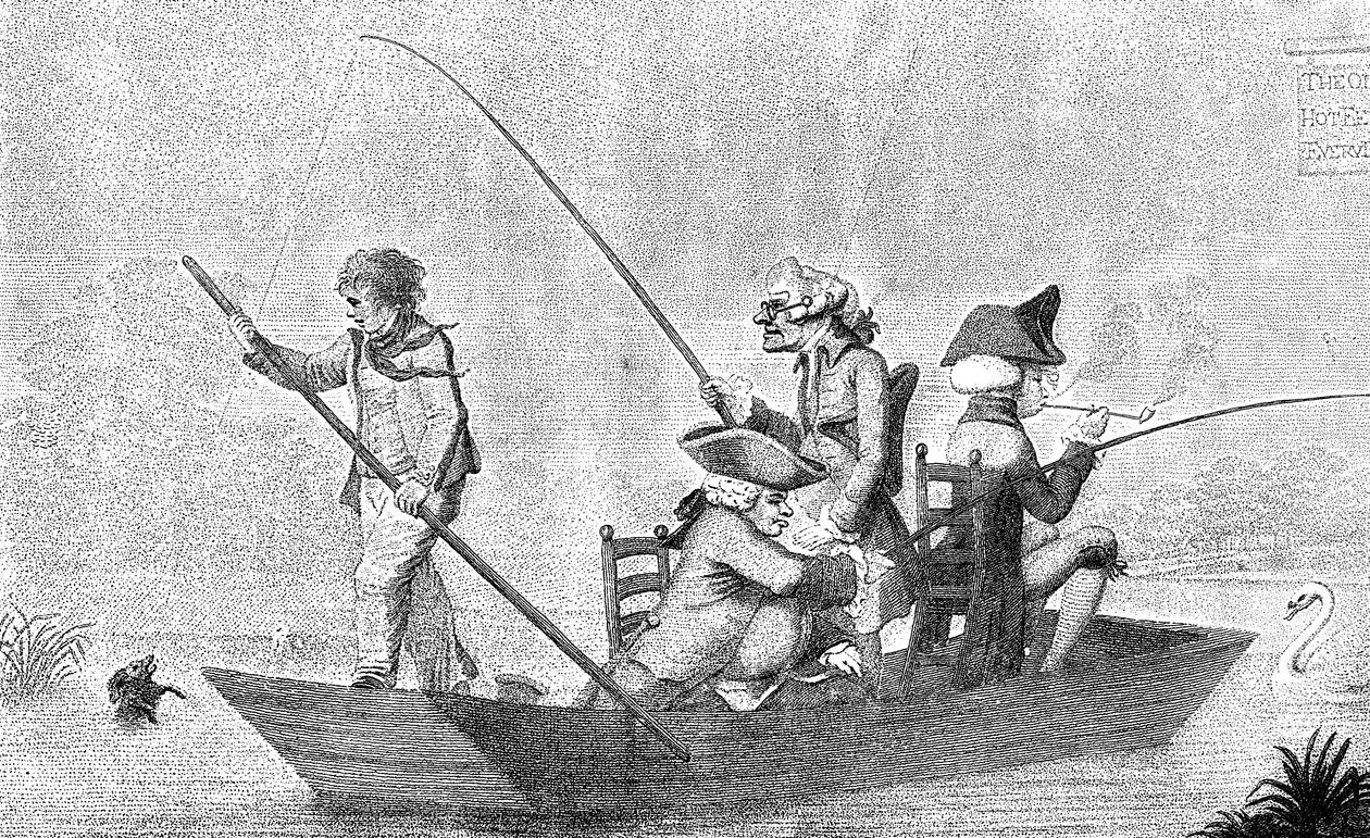 Geduld in einem Kahn, 1792 von Henry William Bunbury