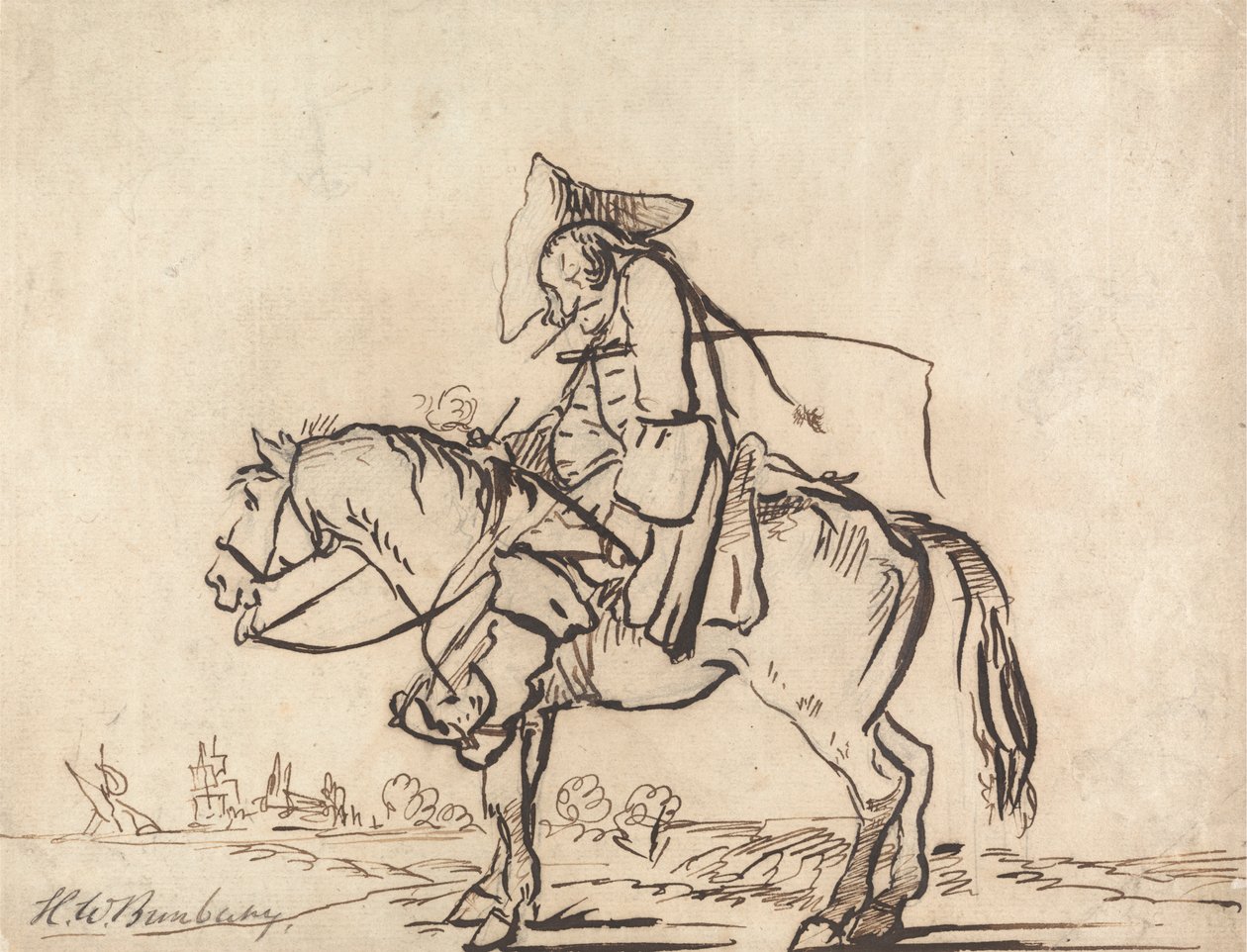 Die zerbrochene Pfeife von Henry William Bunbury