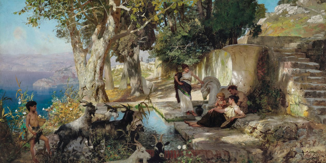 Am Brunnen von Henryk Siemiradzki
