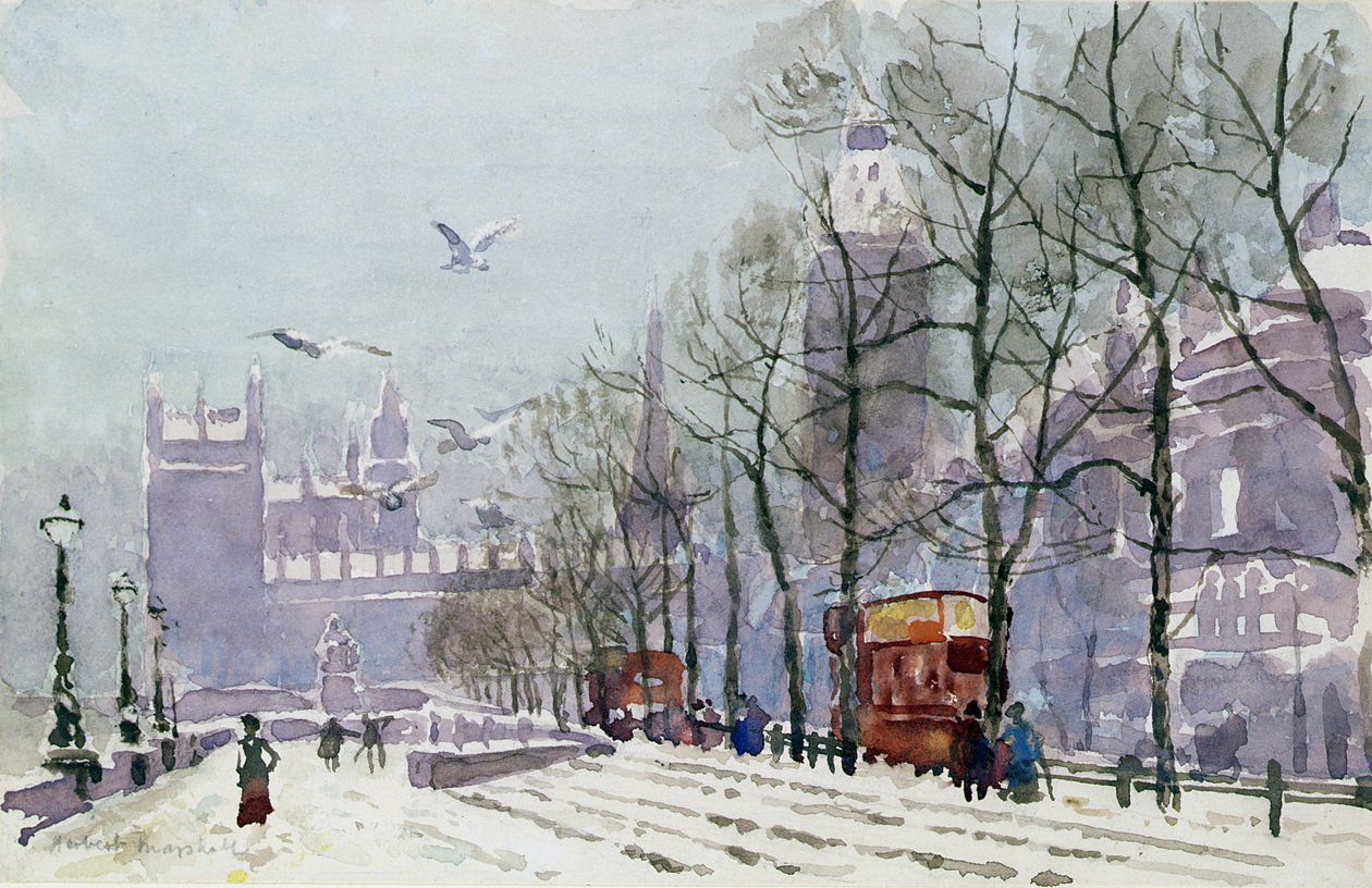 Ein Wintertag, Westminster von Herbert Menzies Marshall