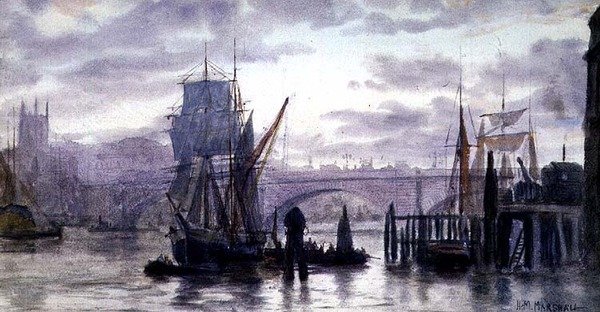 Auf der Themse von Herbert Menzies Marshall