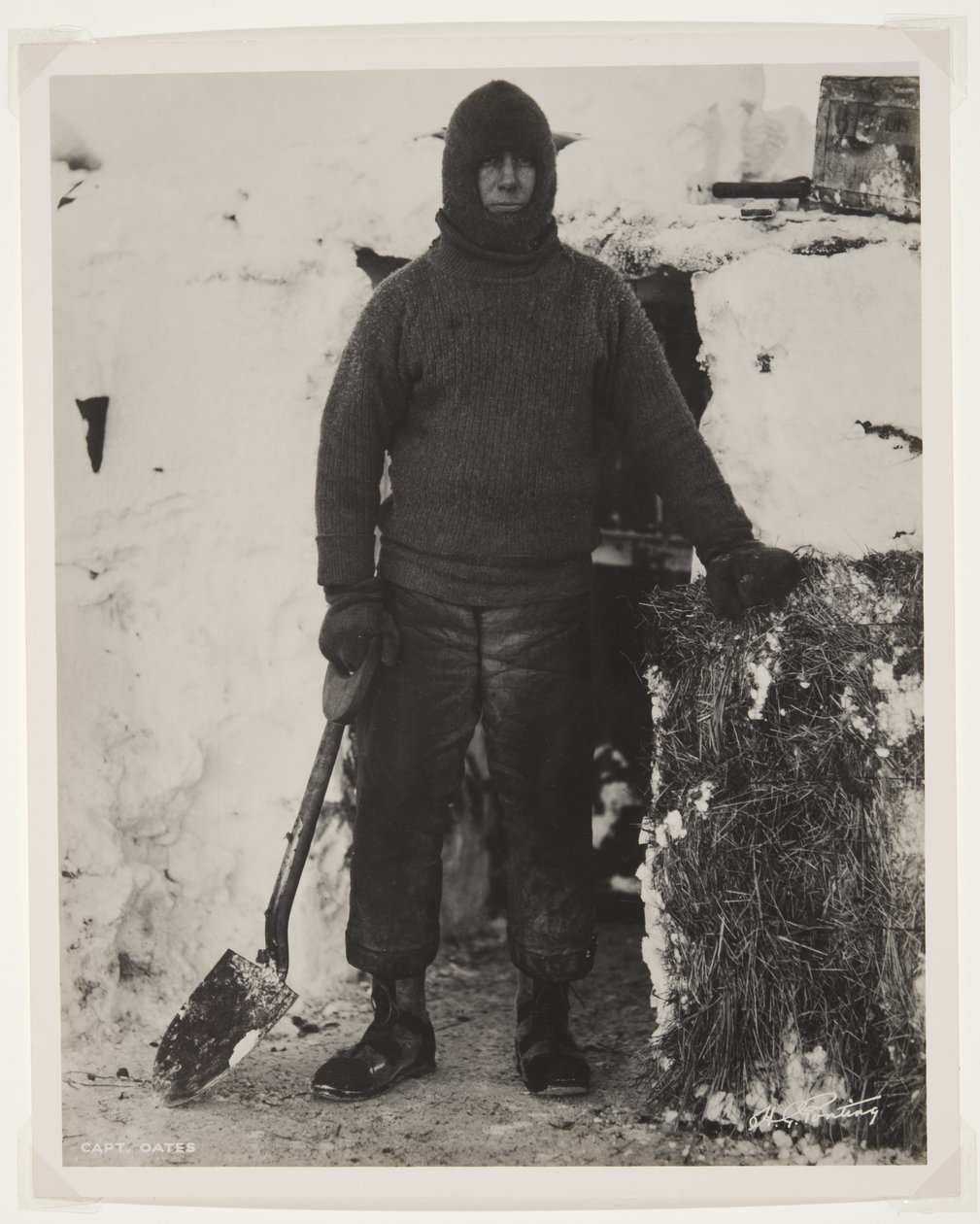 Kapitän Oates während der Terra Nova Expedition (1910-13) zum Südpol von Herbert Ponting