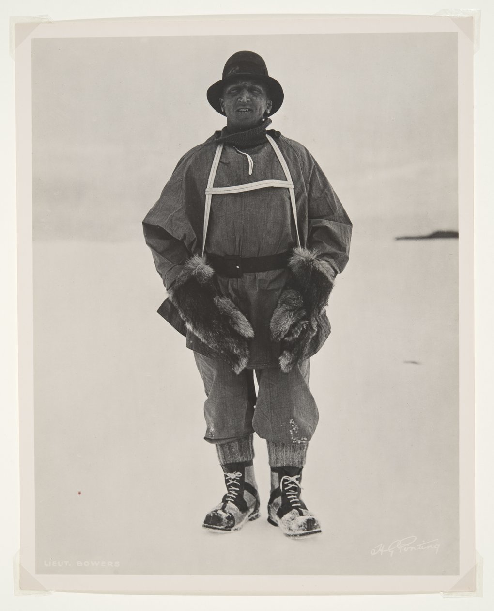 Leutnant Bowers während der Terra Nova Expedition (1910-13) zum Südpol von Herbert Ponting