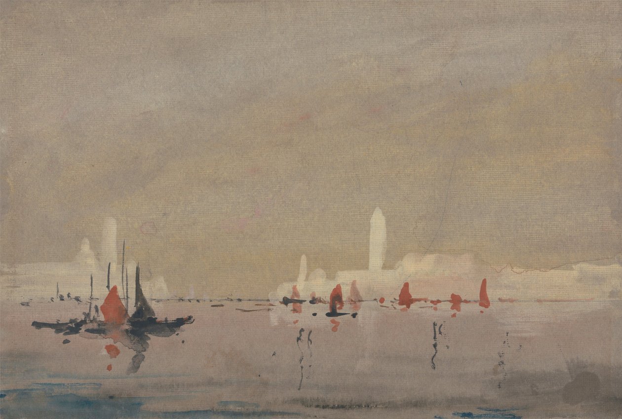 Venedig von der Lagune aus von Hercules Brabazon Brabazon