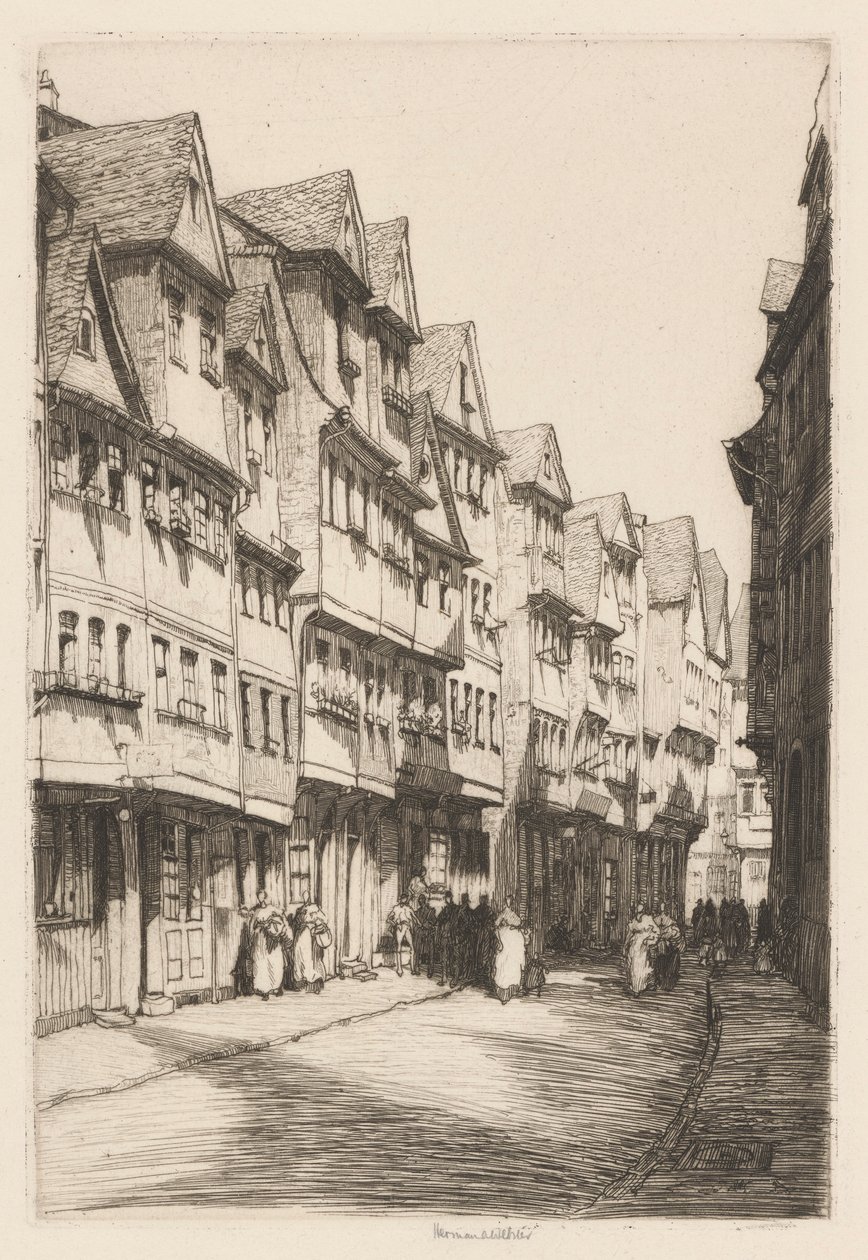 Klostergasse, Frankfurt von Herman Armour Webster