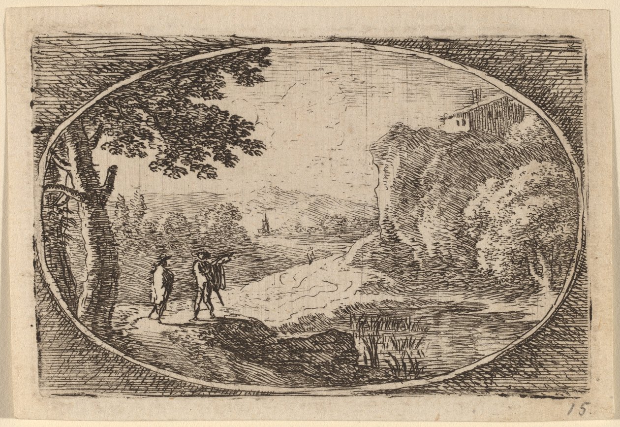 Das Haus auf dem Felsen von Herman van Swanevelt