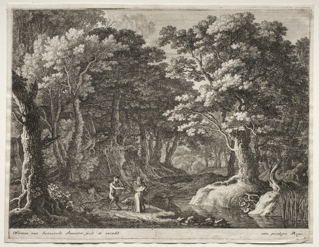 Die Büßer: Die Versuchung des heiligen Antonius von Herman van Swanevelt