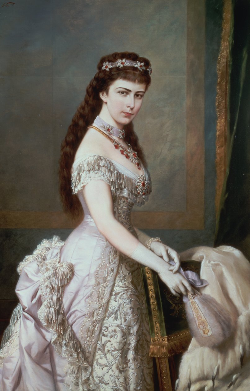 Elisabeth von Bayern (1837-98), Frau von Franz Joseph I. von Österreich (1830-1916) von Hermann Nigg