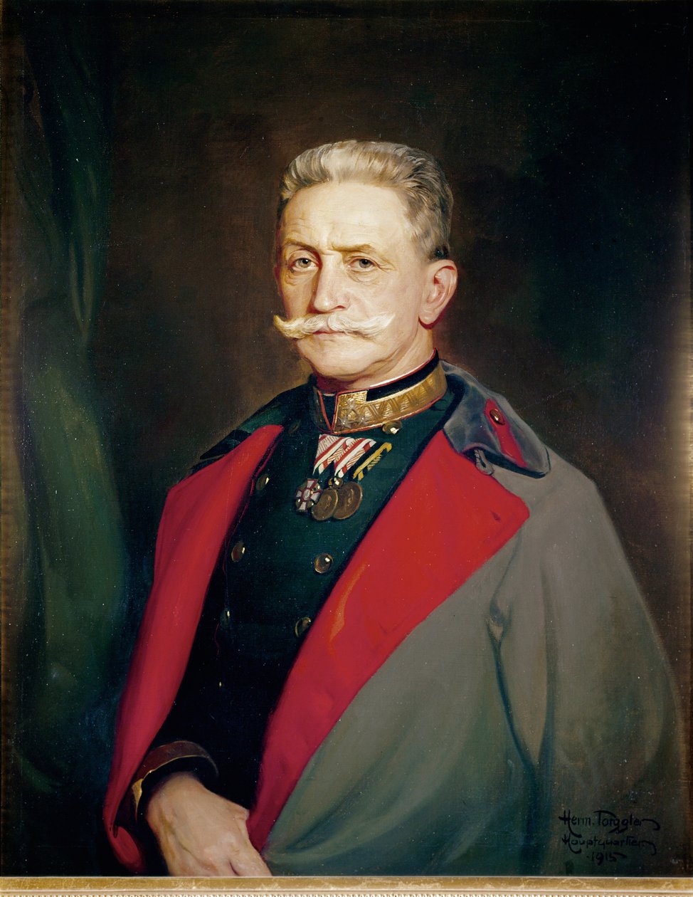 Österreichischer Feldmarschall Franz Conrad von Hötzendorf von Hermann Torggler