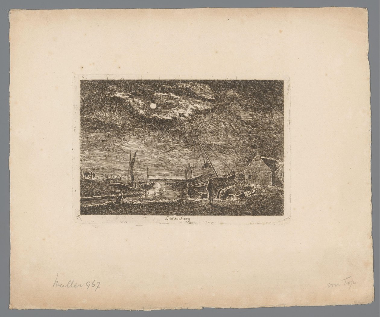 Ansicht von Spakenburg (Verschiedene Landschaften) von Hermanus van Brussel