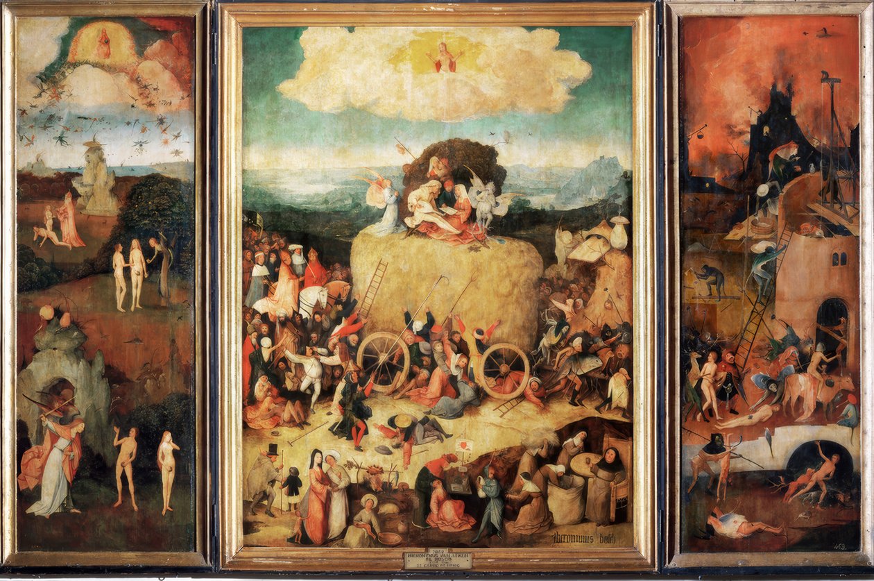 Der Heuwagen von Hieronymus Bosch