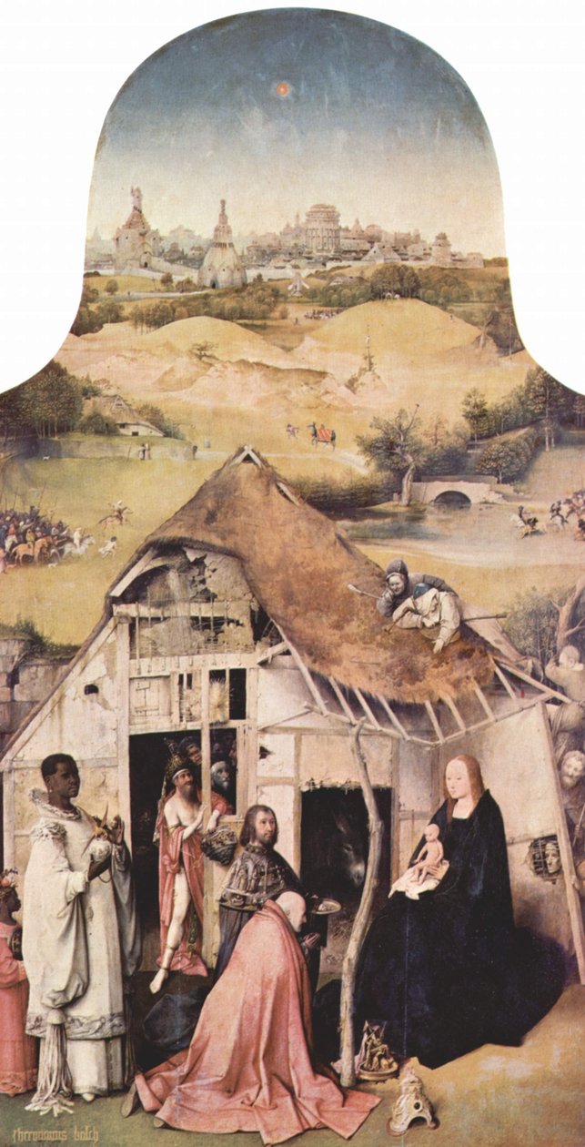 Die Anbetung der Könige von Hieronymus Bosch