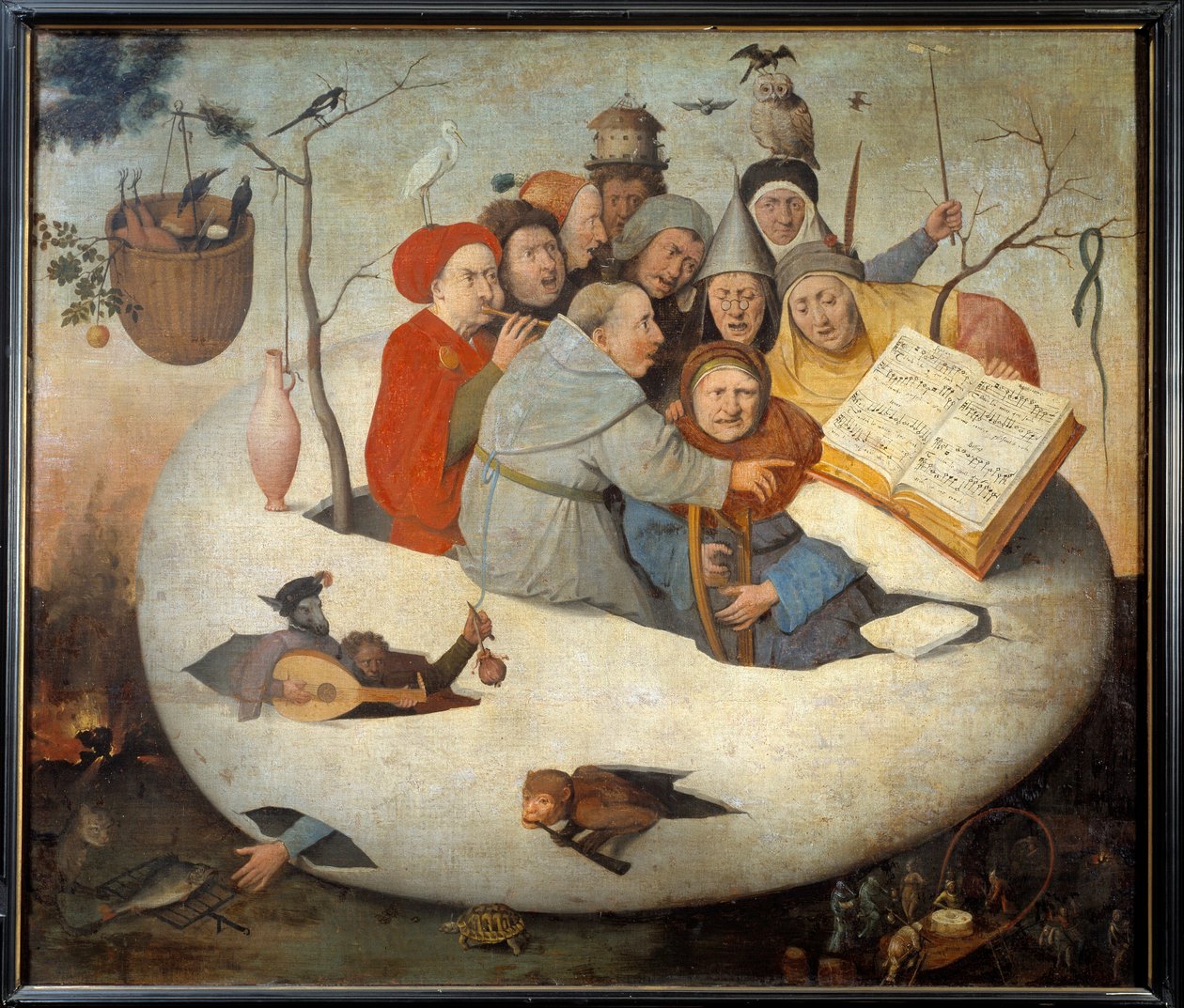 Das Konzert im Ei von Hieronymus (after) Bosch