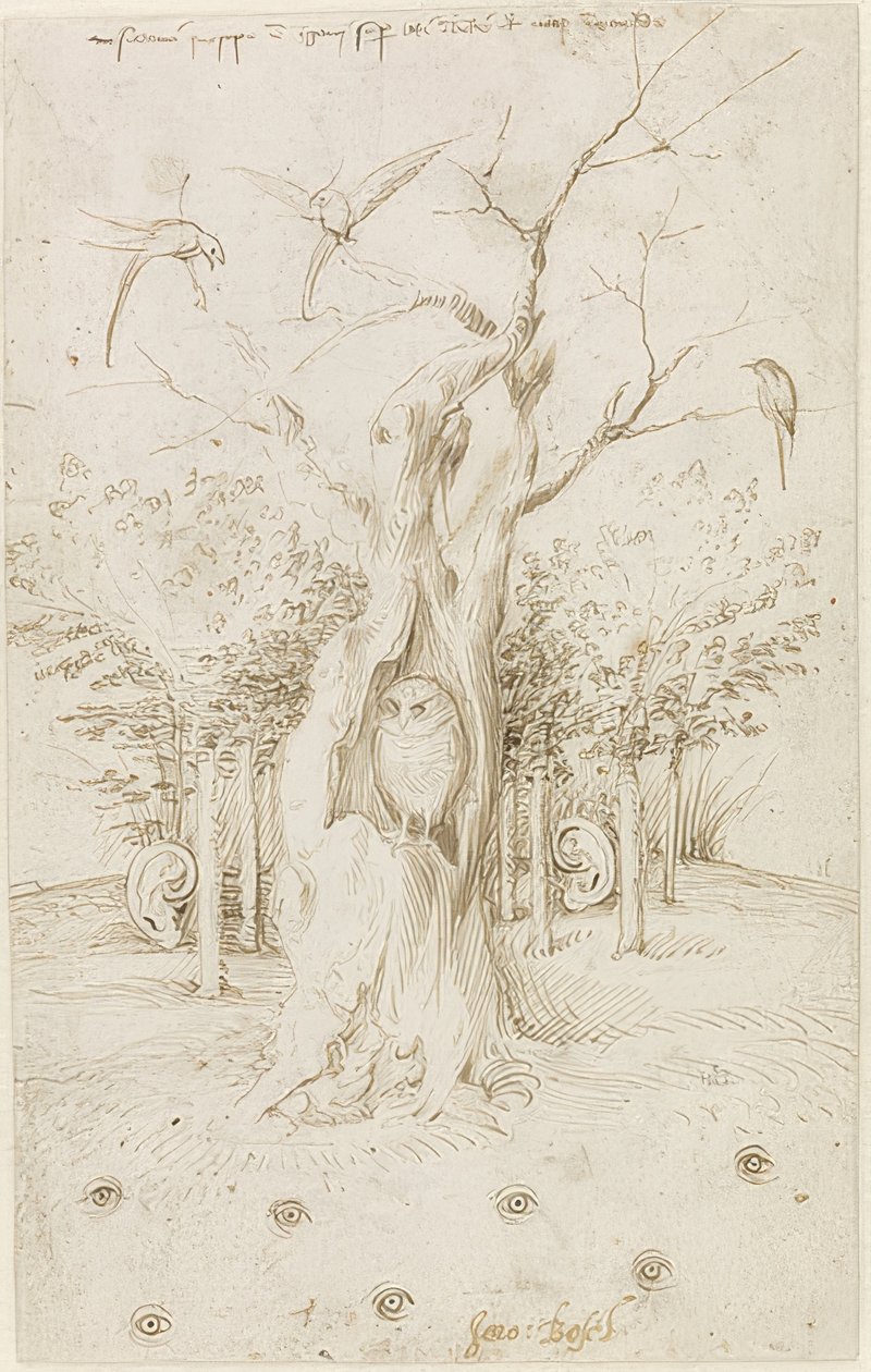 Das Feld hat Augen, der Wald hat Ohren von Hieronymus Bosch