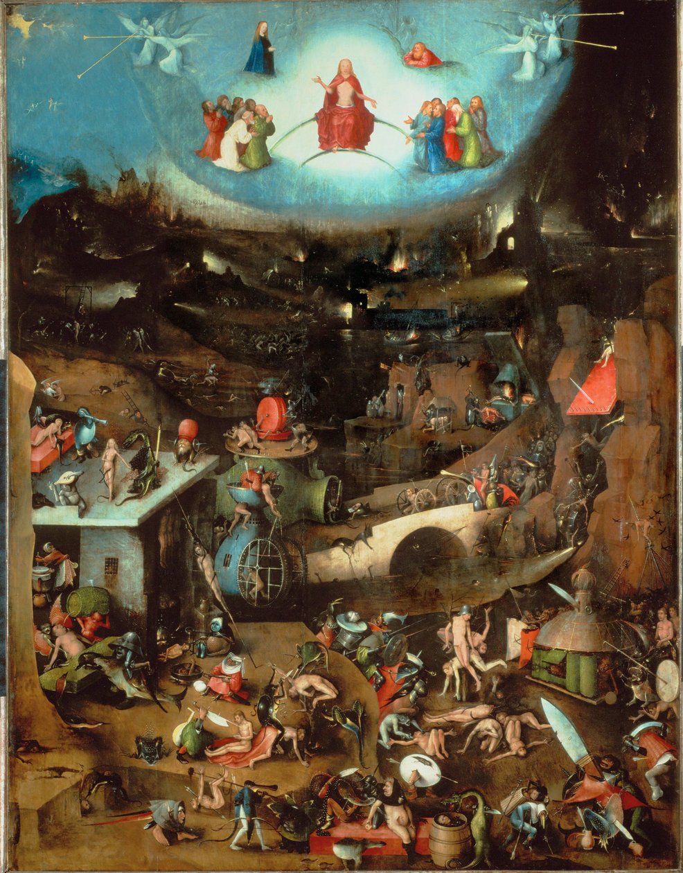 Das Jüngste Gericht, zentrales Panel von Hieronymus Bosch