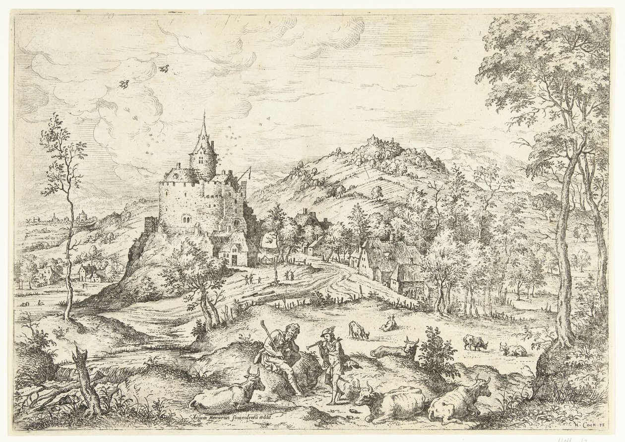 Merkur und Argus von Hieronymus Cock