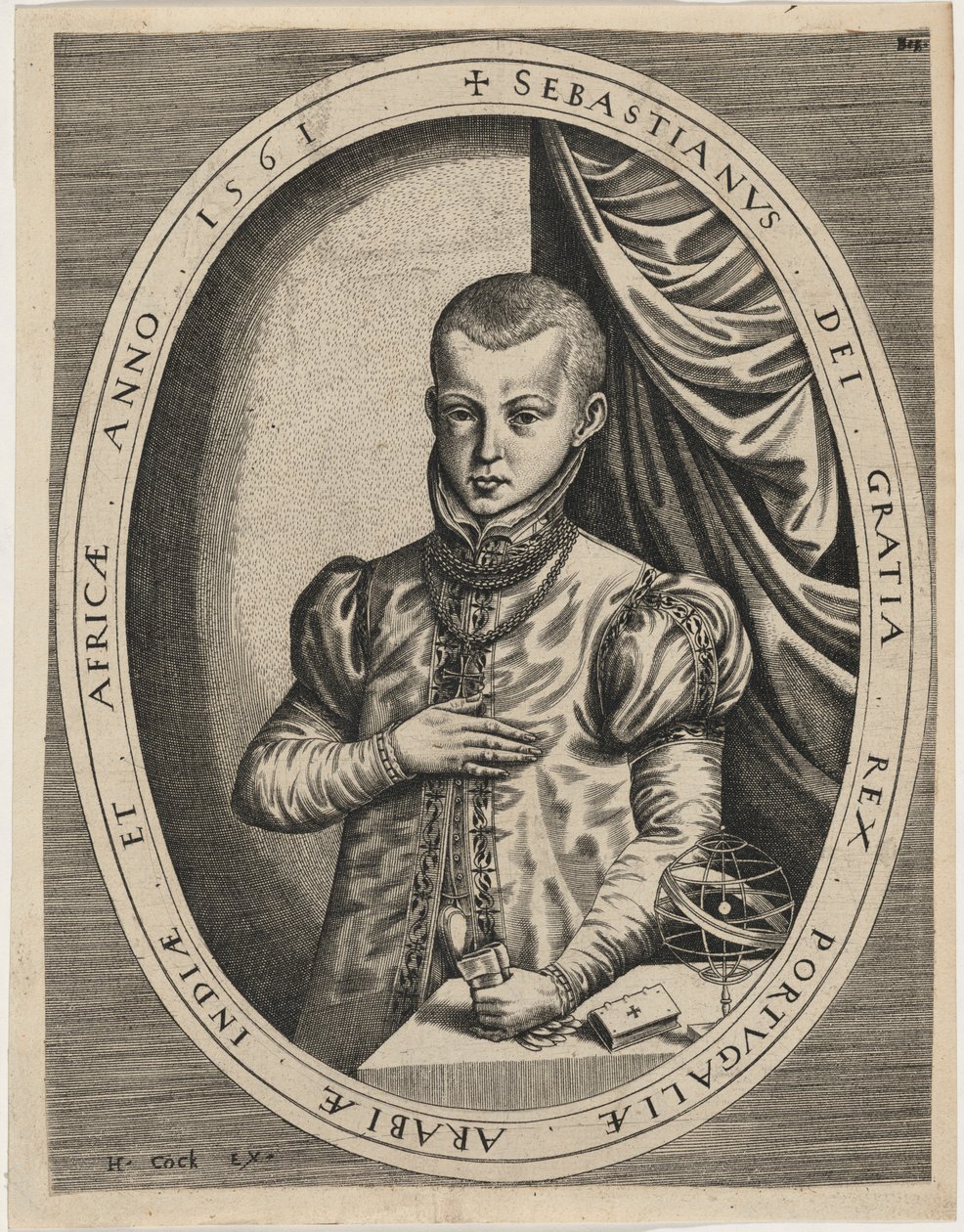 Sebastian, König von Portugal von Hieronymus Cock