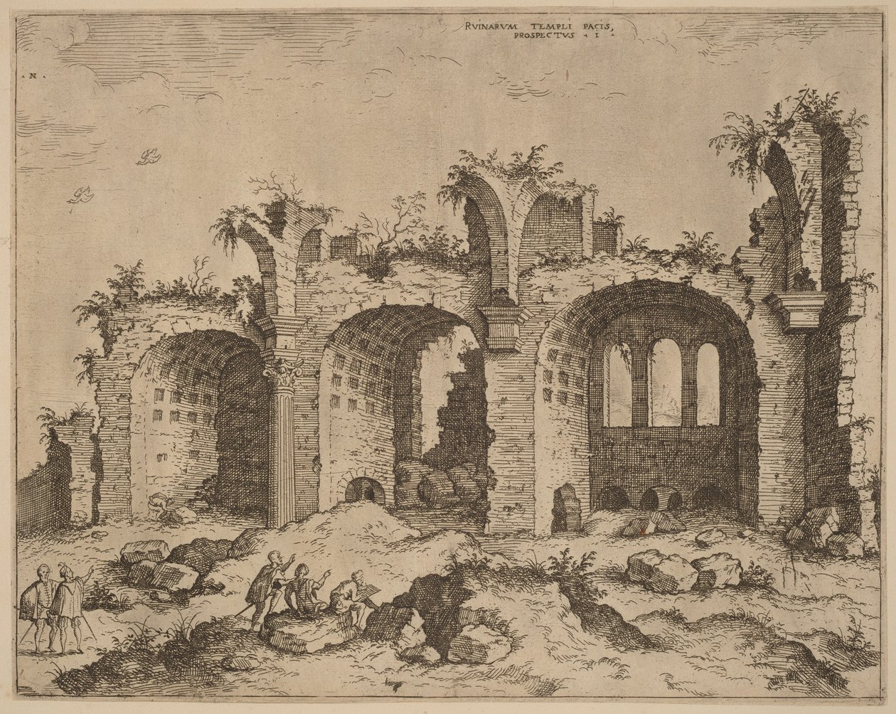 Die Basilika des Konstantin von Hieronymus Cock