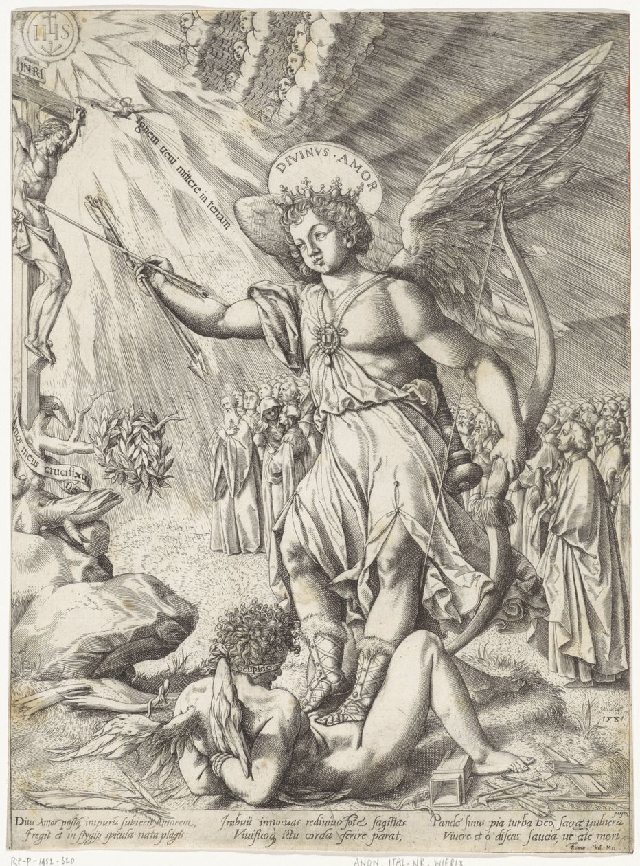 Die himmlische Liebe von Hieronymus Wierix