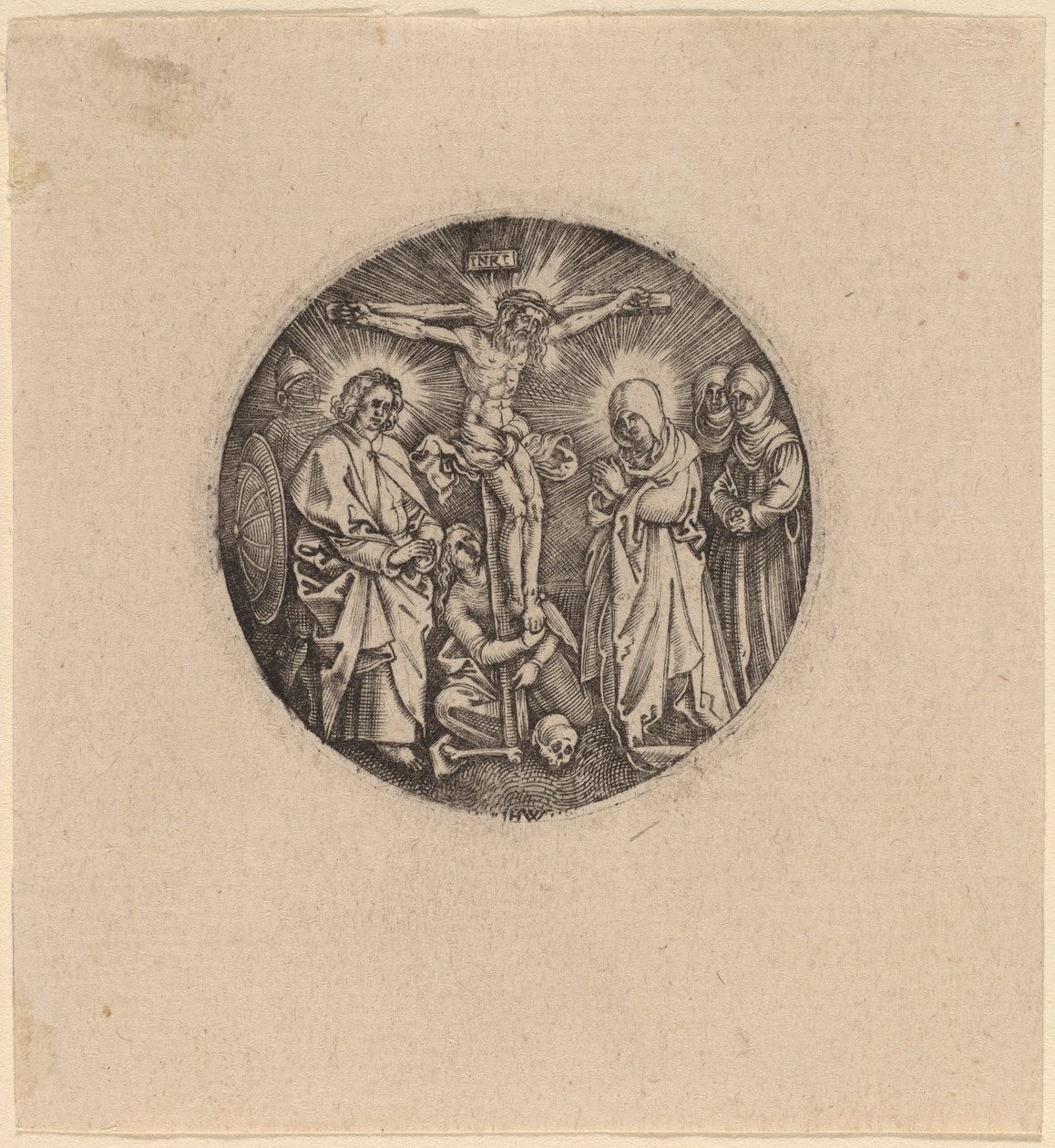 Die Kreuzigung genannt der Schwertknauf von Maximilian von Hieronymus Wierix and Antonie Wierix after Albrecht Dürer