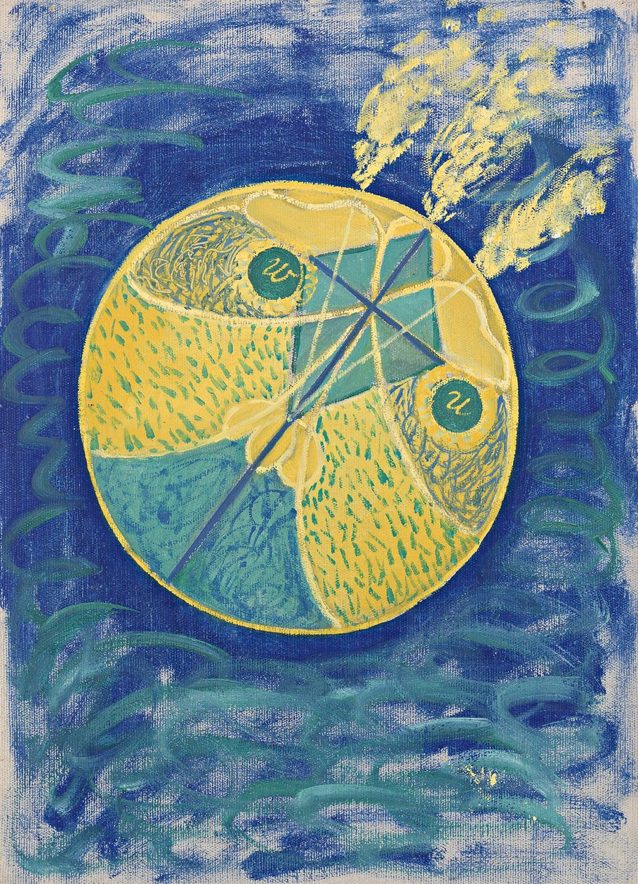 Gruppe I, Nr. 7. Urchaos, 1906-1907 von Hilma af Klint
