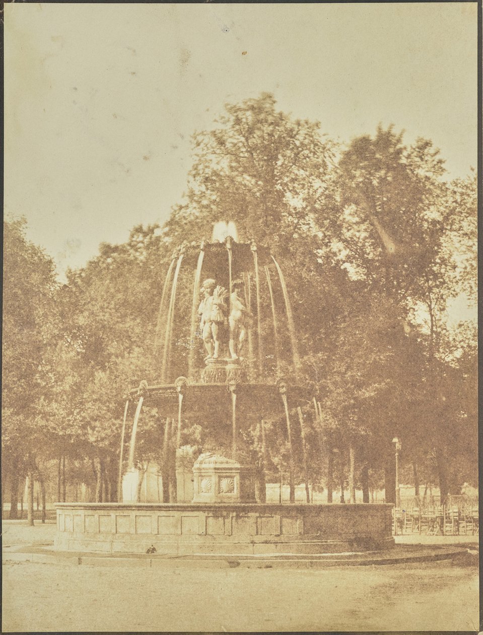 Brunnen der vier Jahreszeiten von Jean-Auguste Barre von Hippolyte Bayard