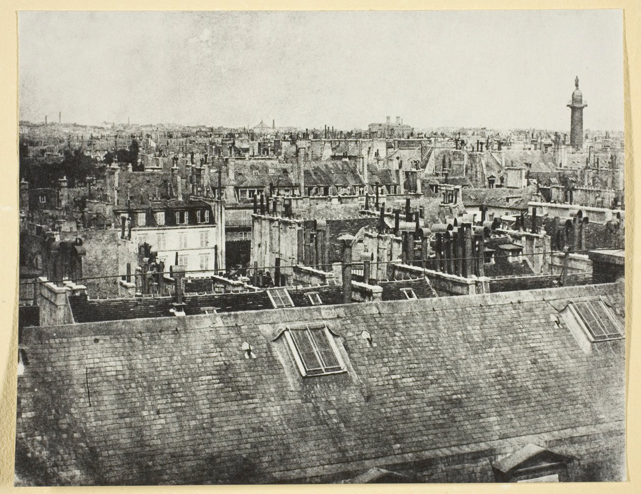 Die Dächer von Paris (Blick auf die Rue Castiglione?) von Hippolyte Bayard