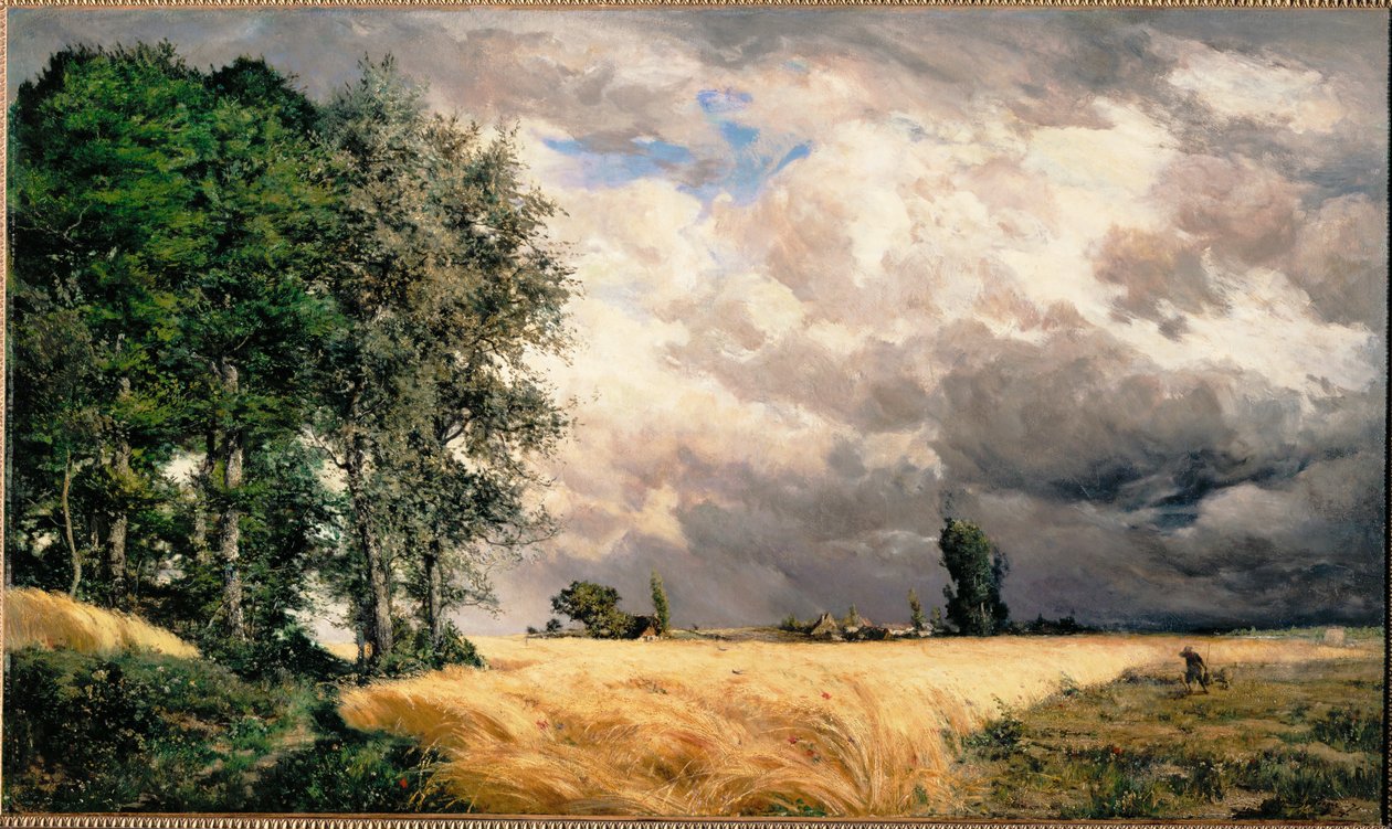 Nahendes Gewitter von Hippolyte Boulenger
