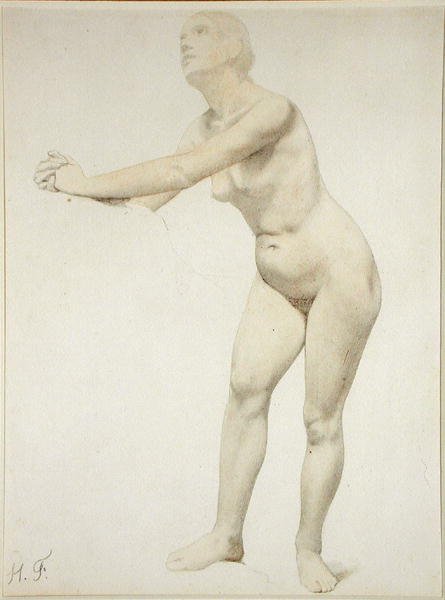 Akt von Hippolyte Flandrin