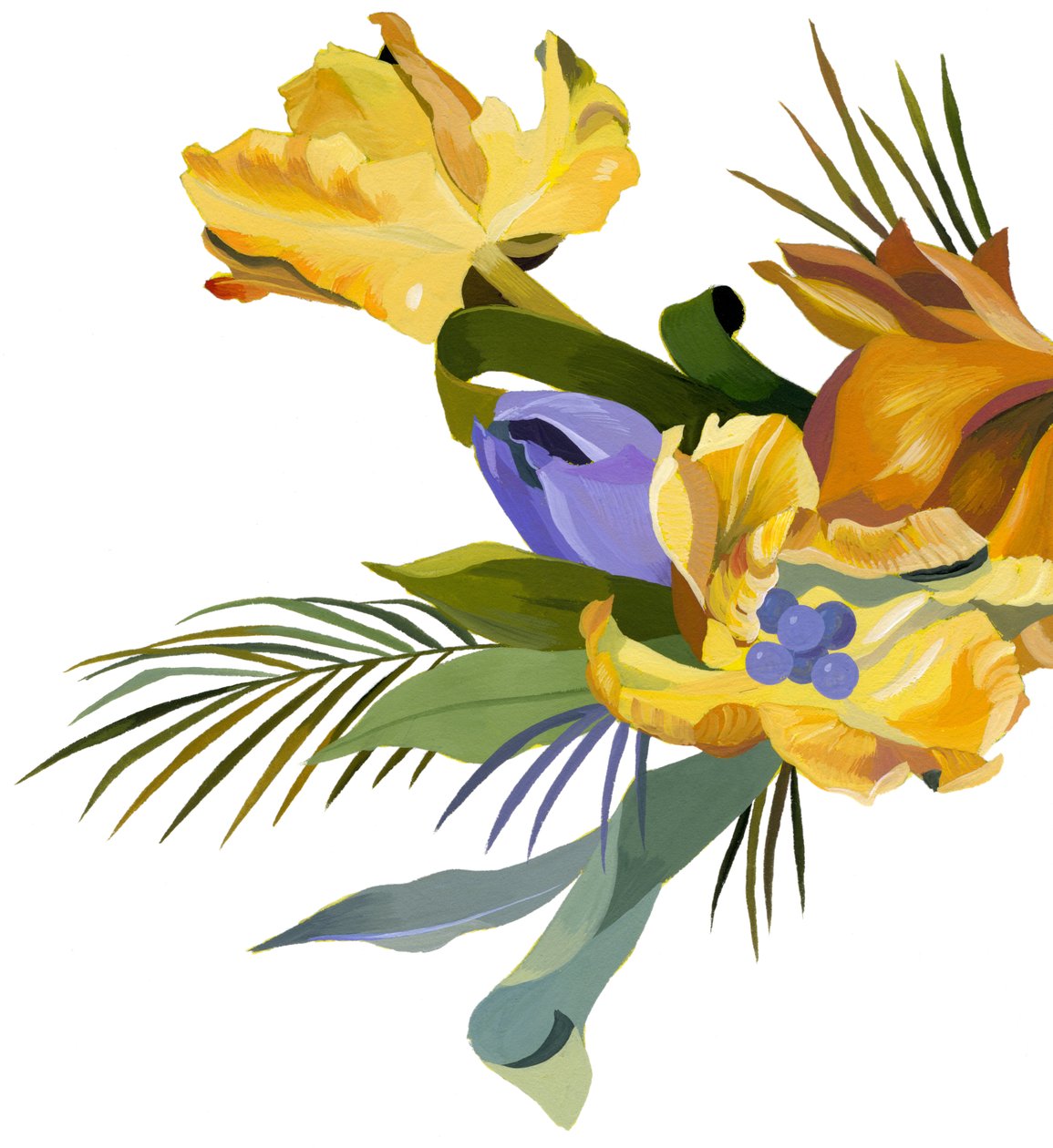 Gelbe Tulpe von Hiroyuki Izutsu