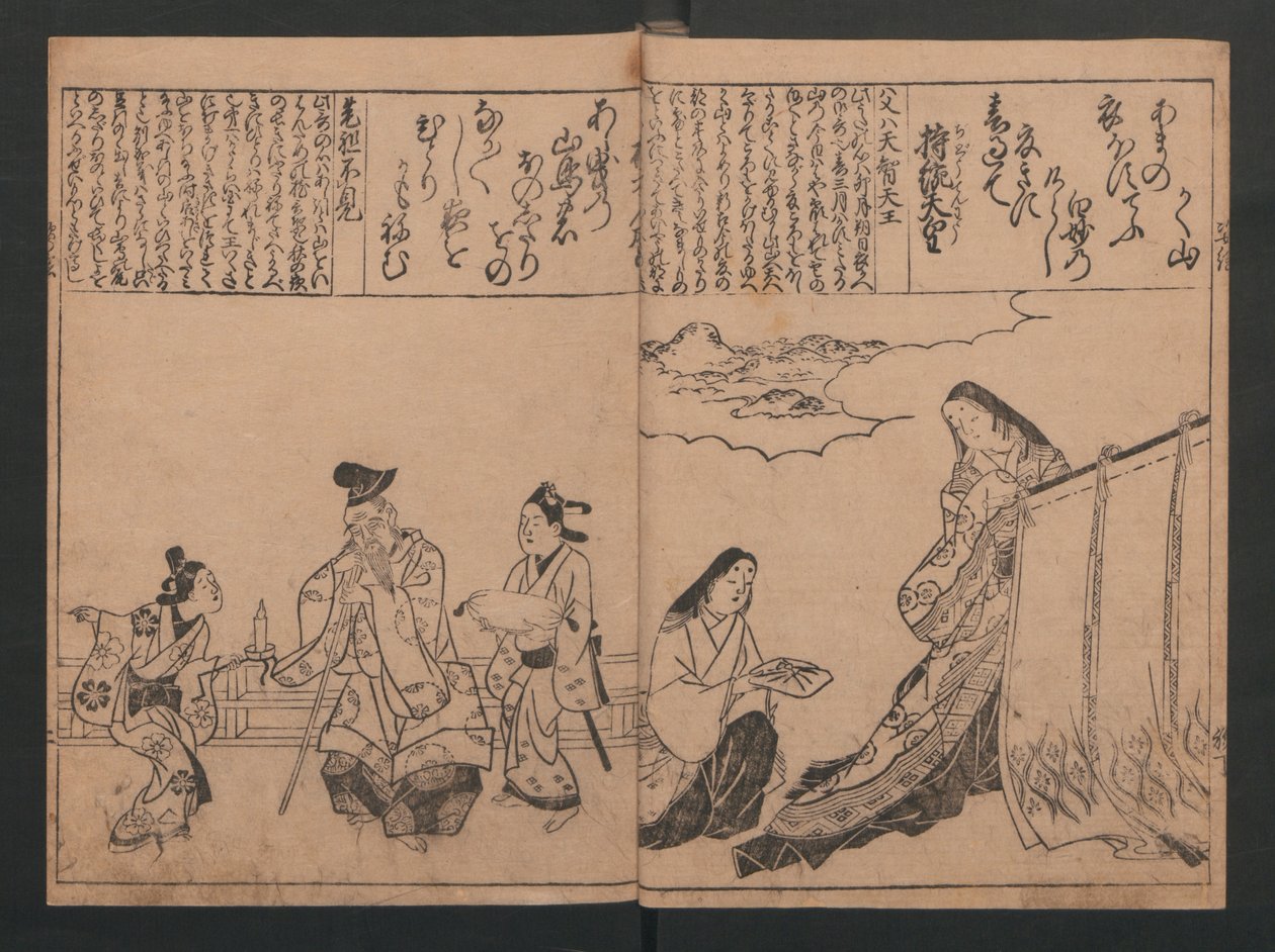 Porträts zu hundert Gedichten von hundert Dichtern (Sugata-e hyakunin isshu) von Hishikawa Moronobu