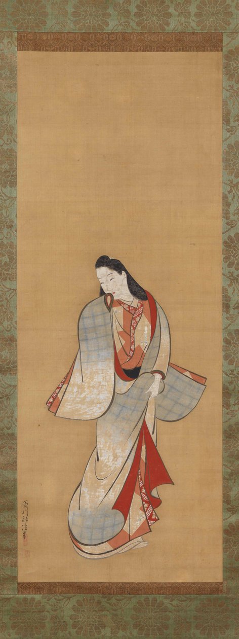 Stehende Schönheit von Hishikawa Moronobu