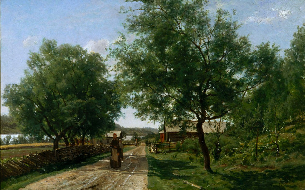 Eine Straße in Häme von Hjalmar Munsterhjelm