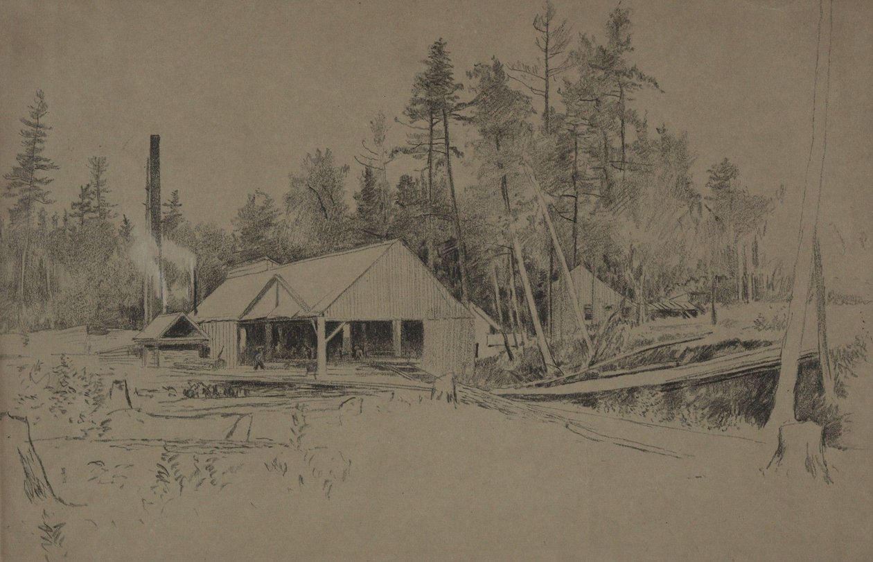 Sägewerk von Homer Dodge Martin