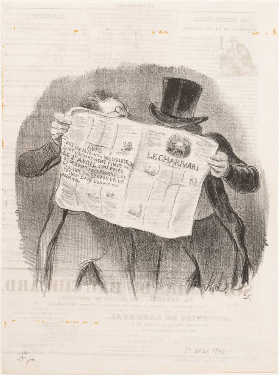 Ratschläge für Abonnenten von Honoré Daumier