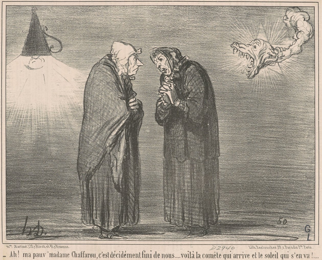 Ah! Meine arme Madame Chaffarou von Honoré Daumier